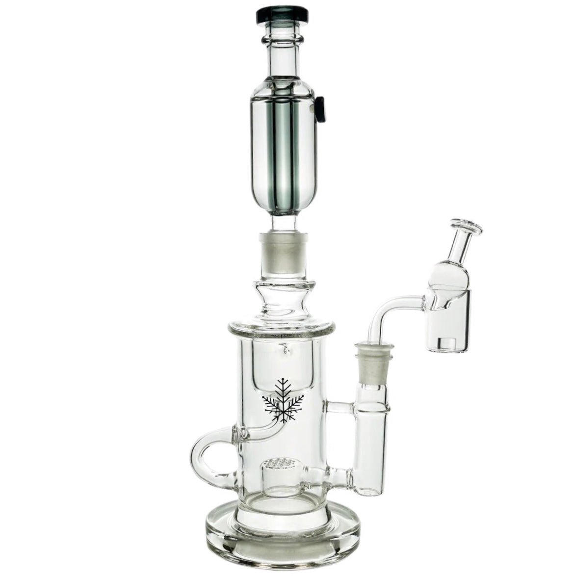 Freeze Pipe 11” Klein Recycler Bong 🌿🍯