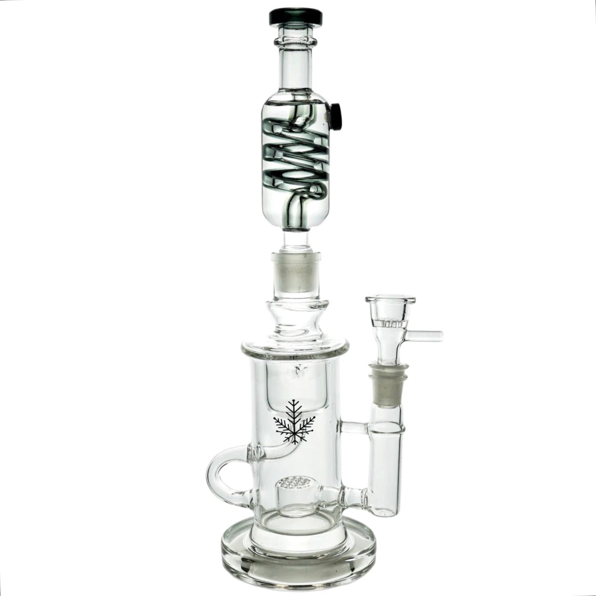Freeze Pipe 11” Klein Recycler Bong 🌿🍯